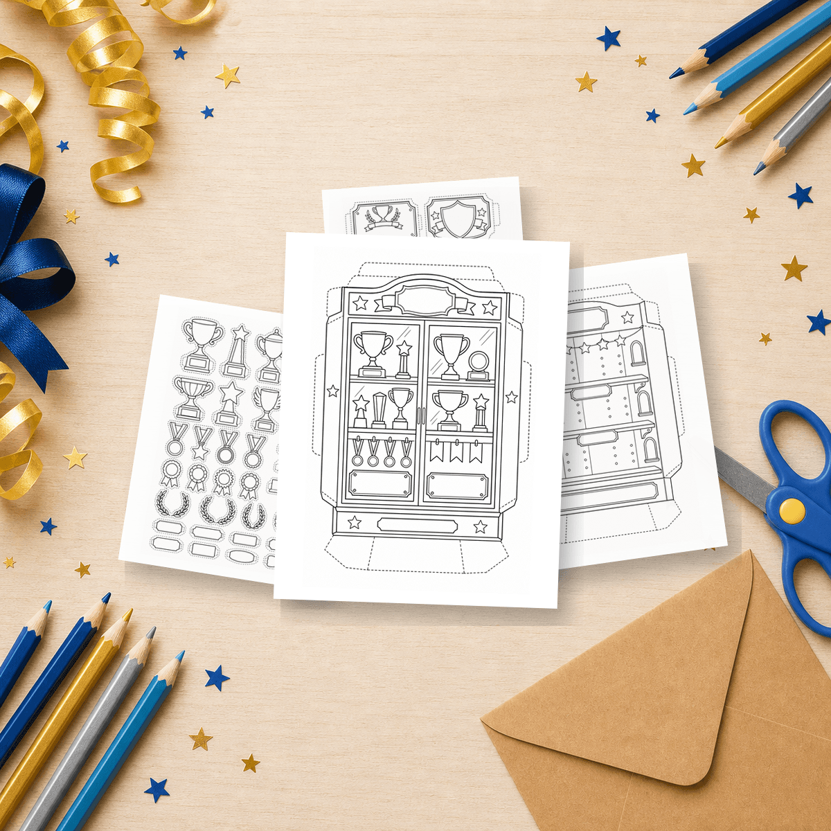 Dad Fold-Up Trophy Case product photo