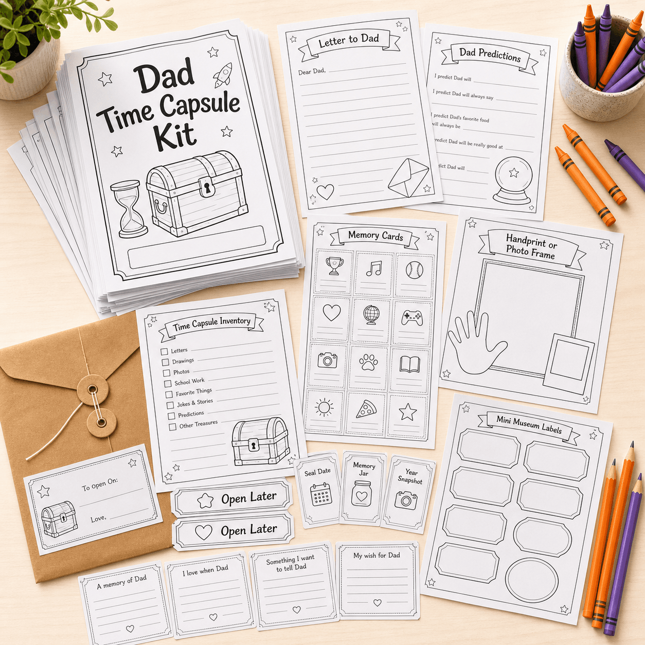 Dad Time Capsule Kit product photo