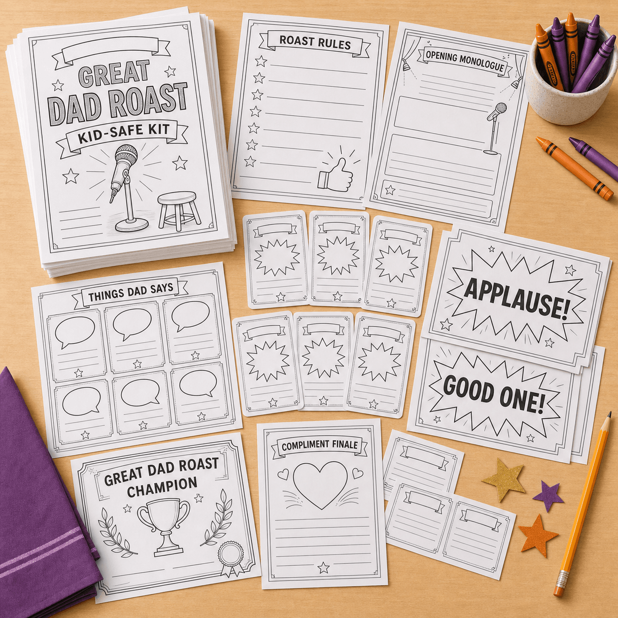 Kit seguro para crianças Great Dad Roast product preview