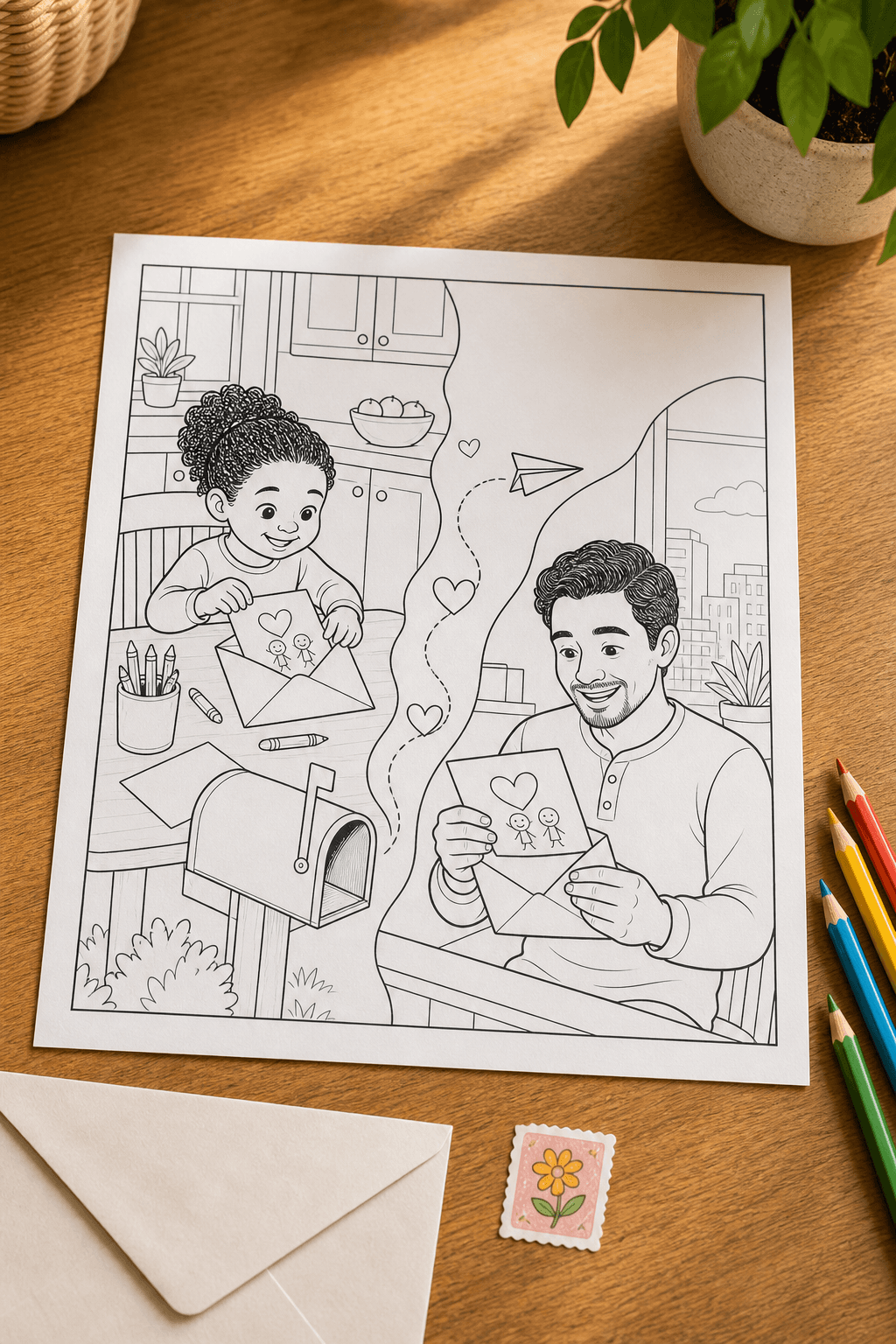 Long-Distance Dad Mail-In Page product preview