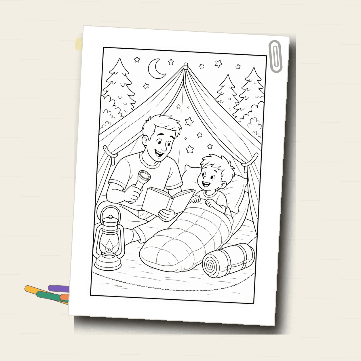 Camping-Gutenachtgeschichte product preview