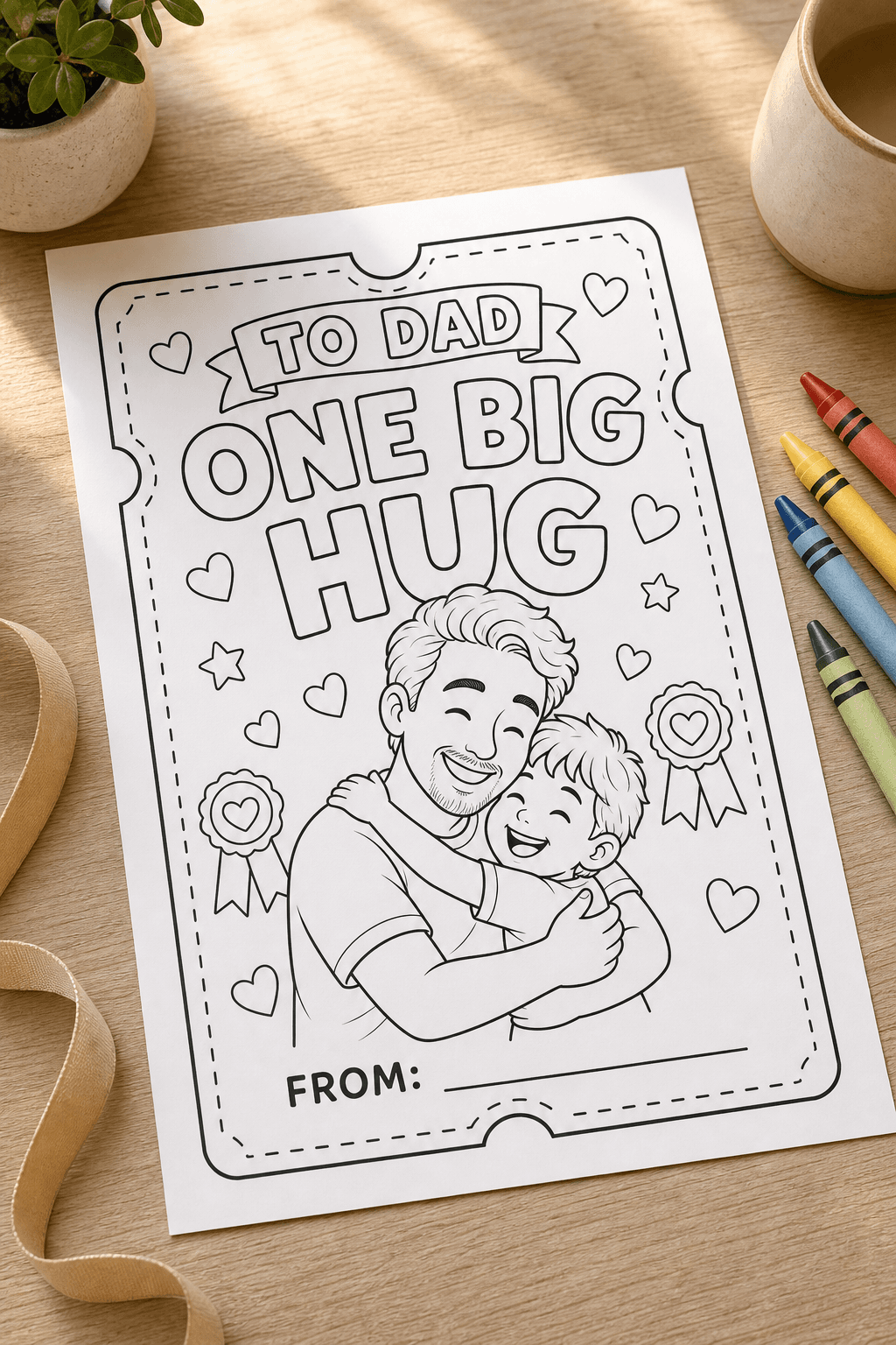 Dad Coupon: One Big Hug product photo