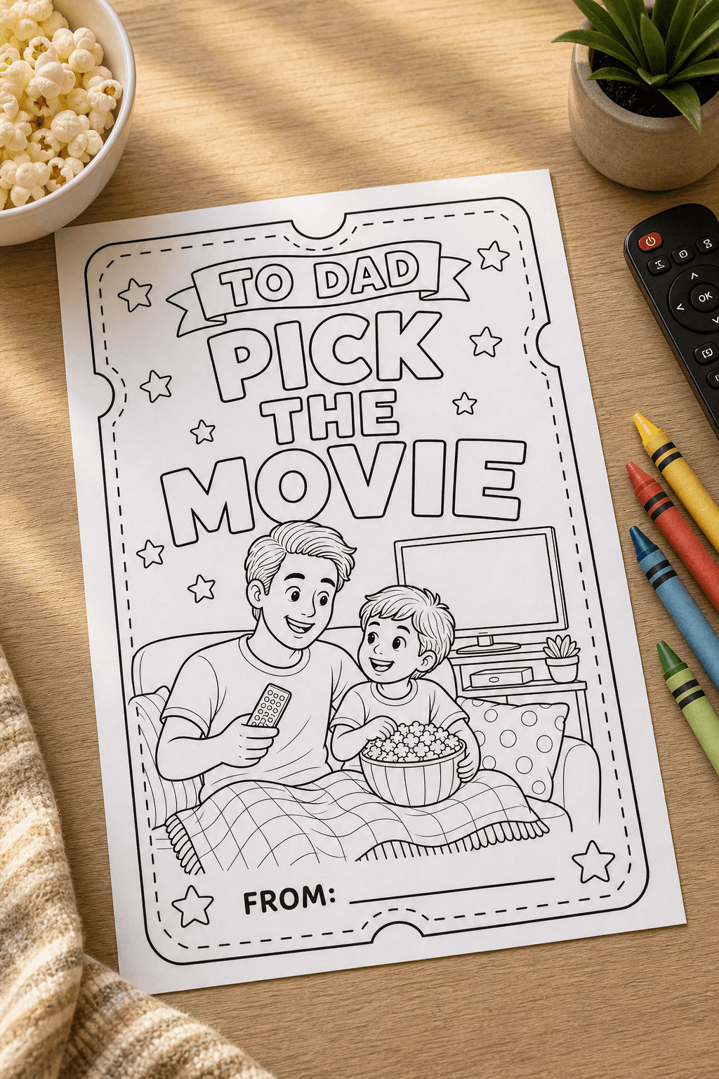 Dad Coupon: Pick The Movie product photo