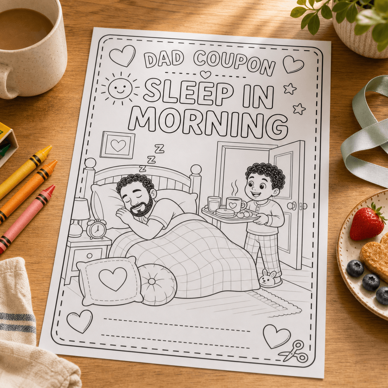 Dad Coupon: Sleep In Morning product photo