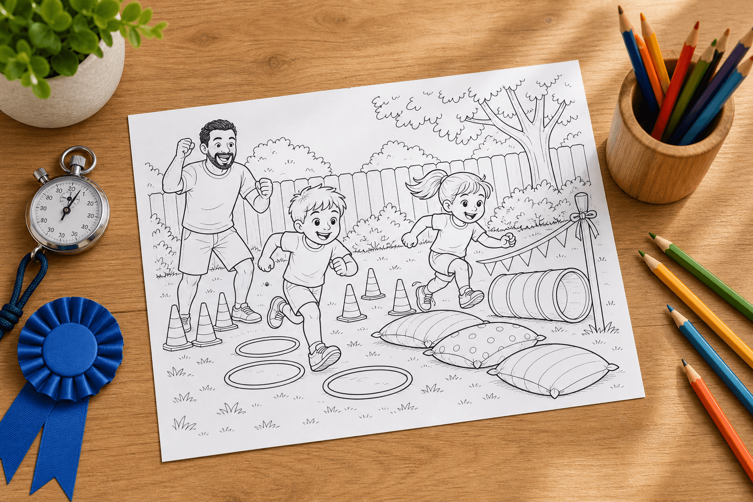 Dad's Backyard Obstacle Course product photo