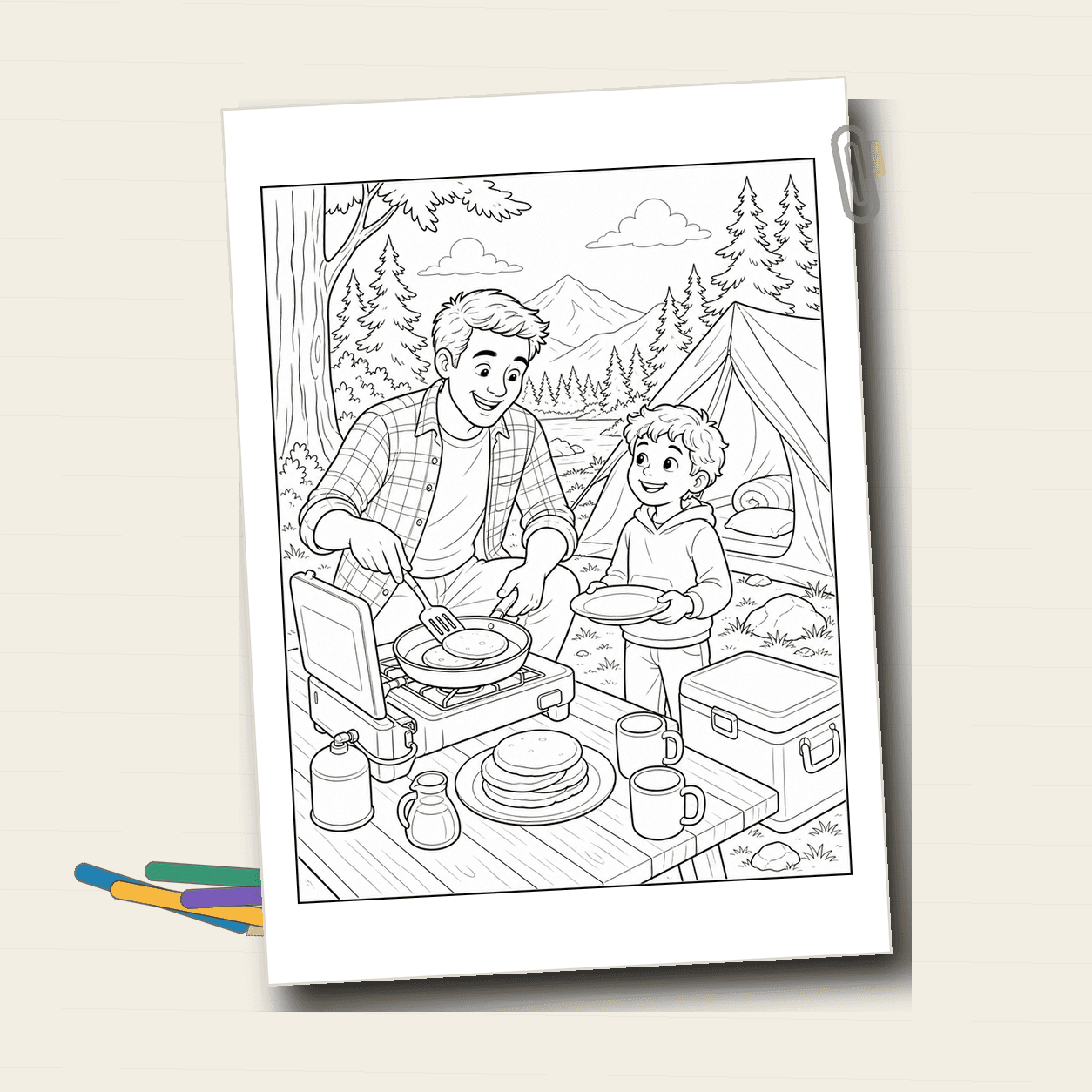 Papas Camping-Pfannkuchen product preview