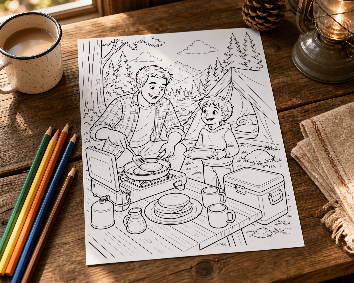 Dad's Camping Pancakes product photo
