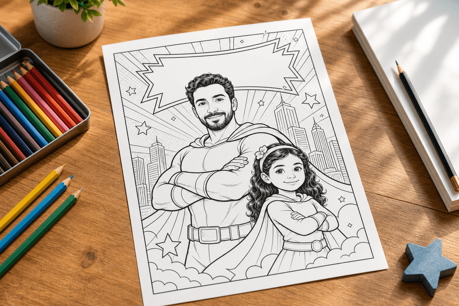 Dad's Comic Book Cover product photo