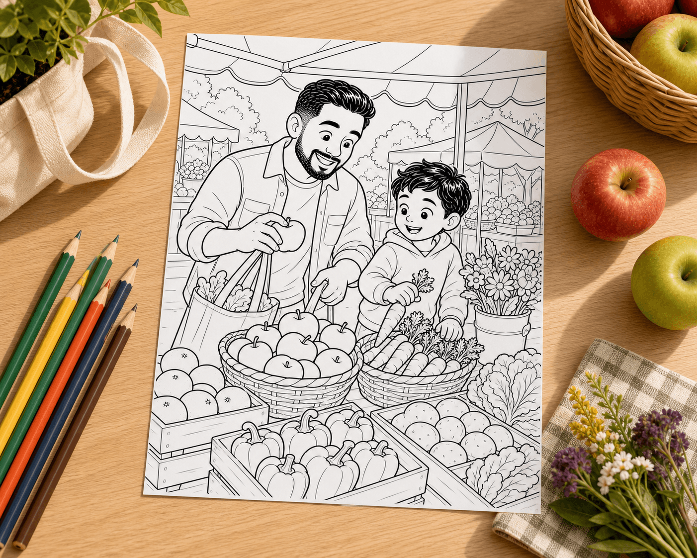 Dad's Farmer Market Helper product photo