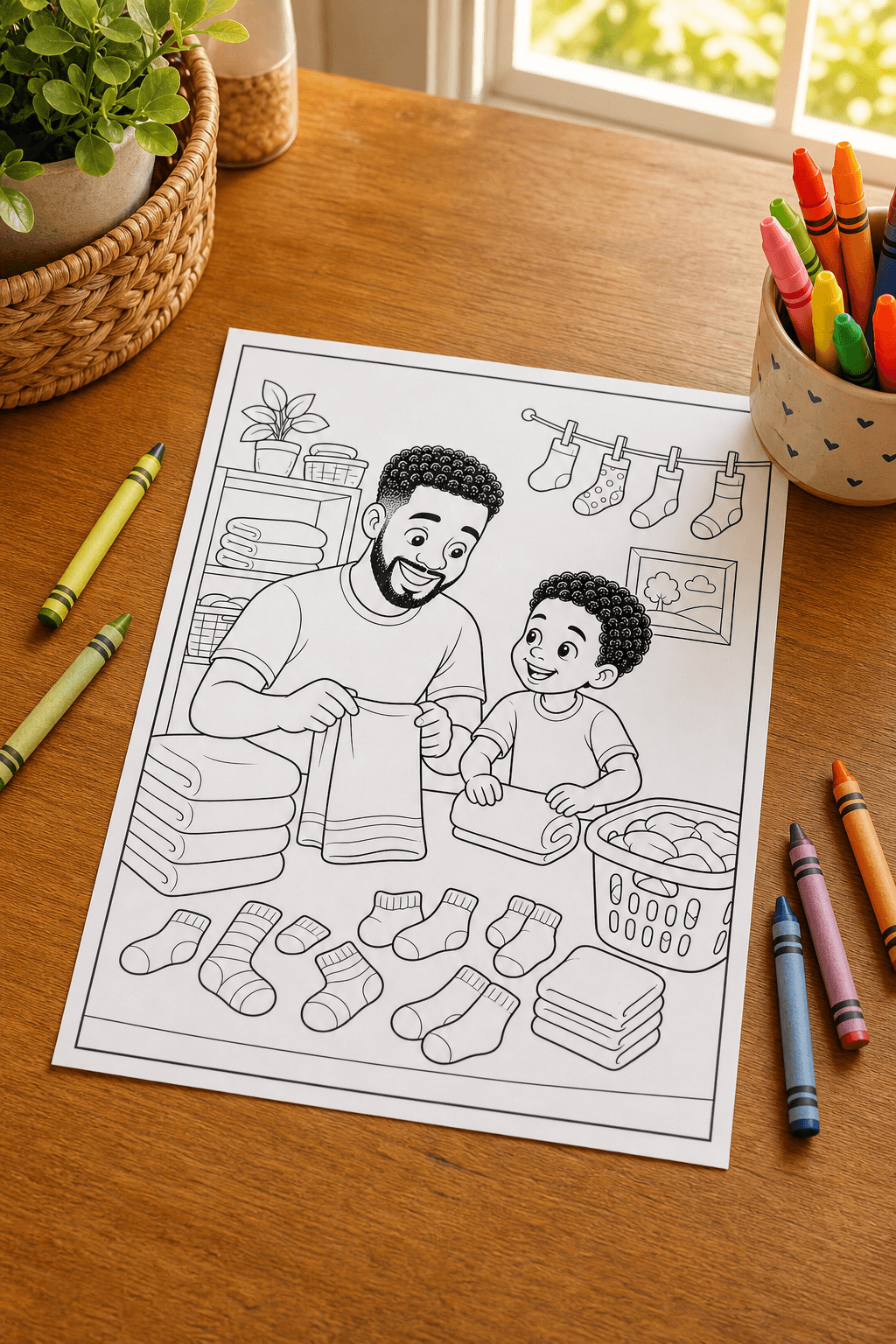 Dad's Laundry Folding Academy product preview