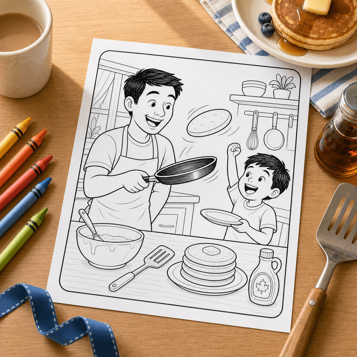 Dad's Pancake Flip Contest product preview