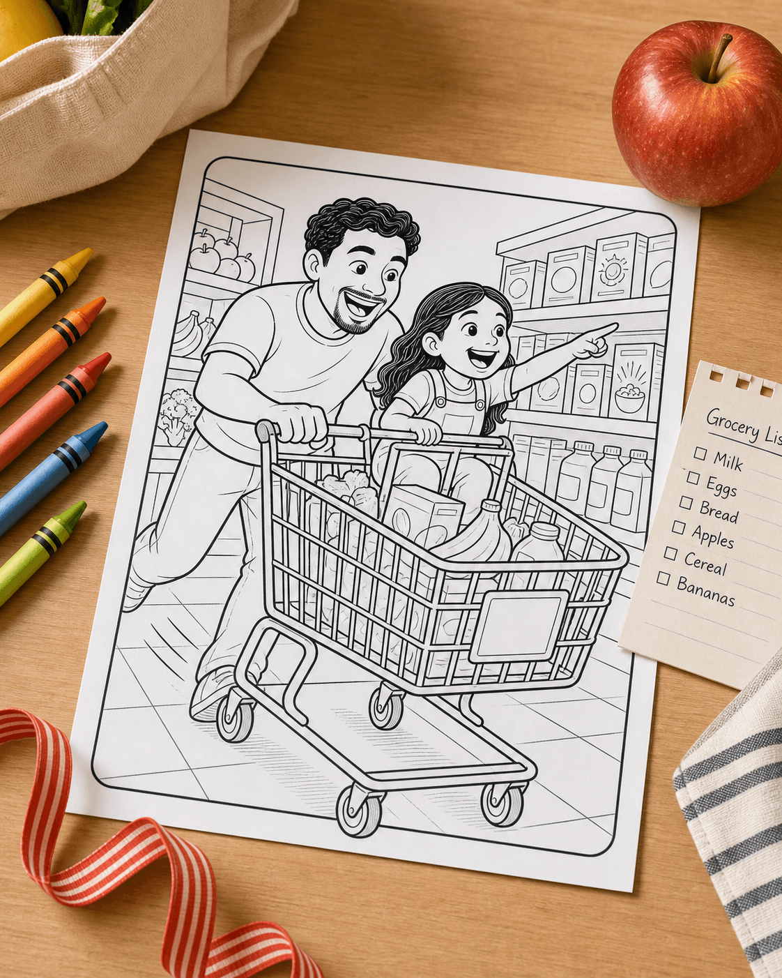 Dad's Supermarket Cart Driver product preview