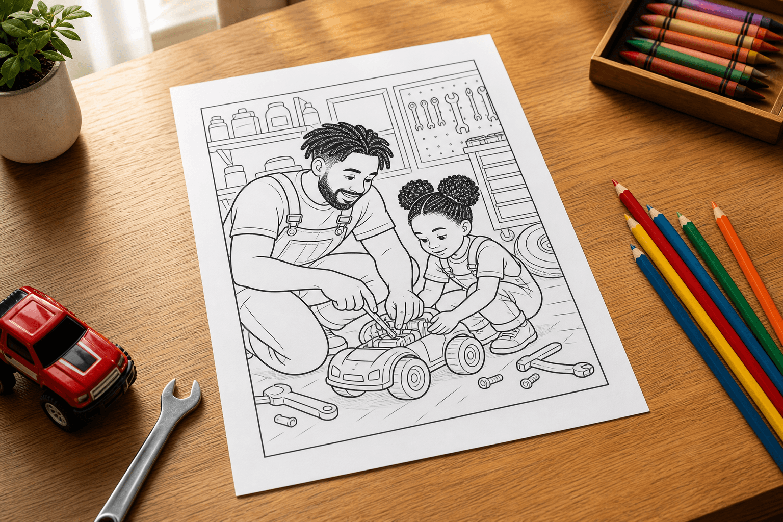 Dad's Tiny Mechanic Helper product photo