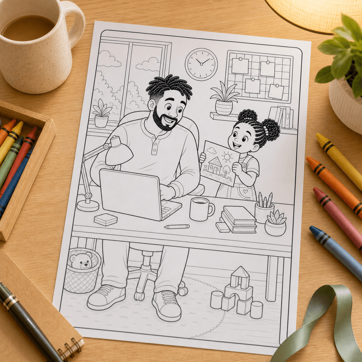 Dad's Work From Home Helper product preview