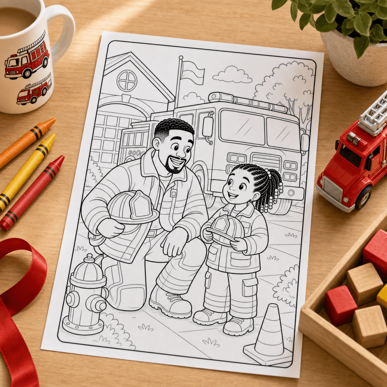 Firefighter Hero Dad product photo