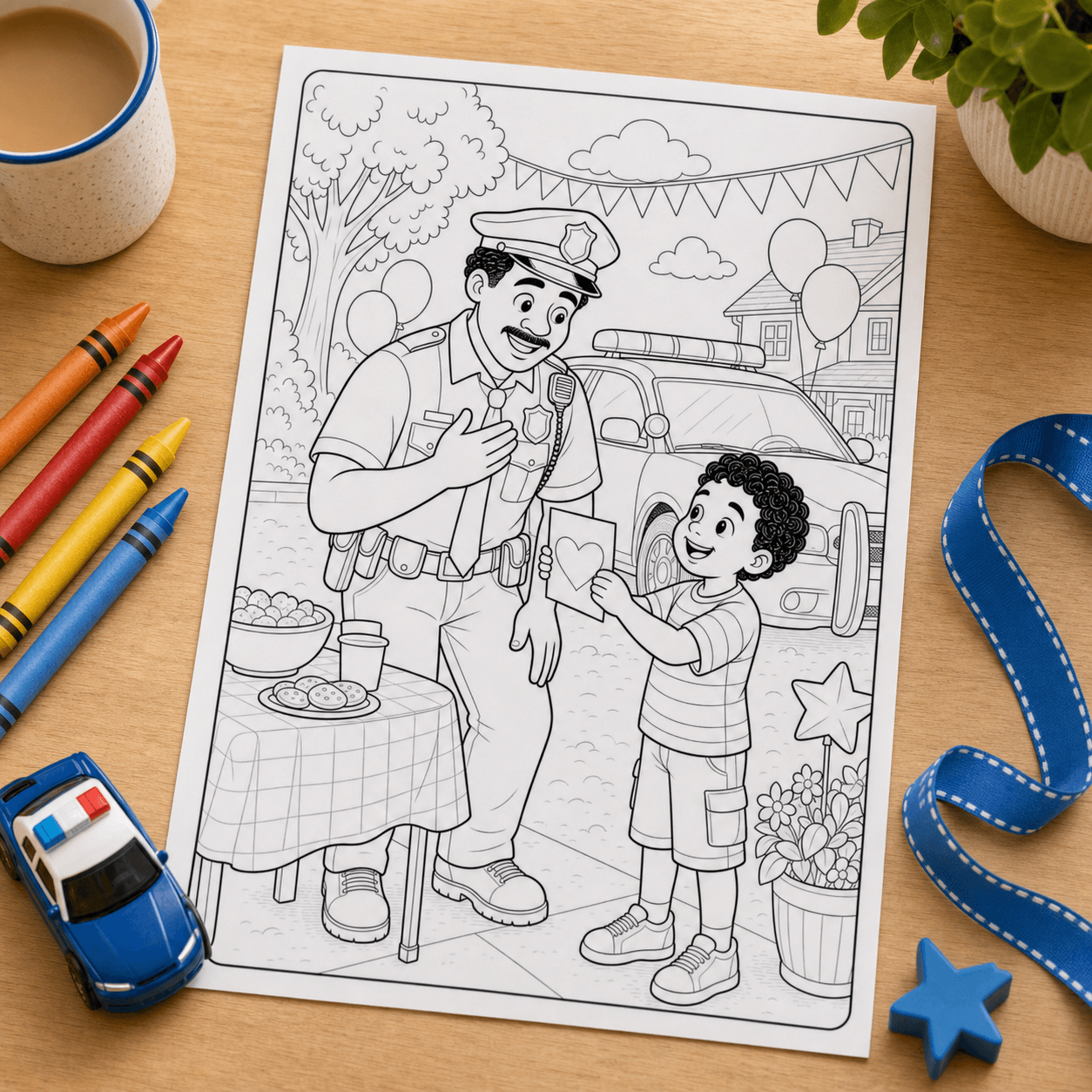 Police Officer Dad Thank-You product photo