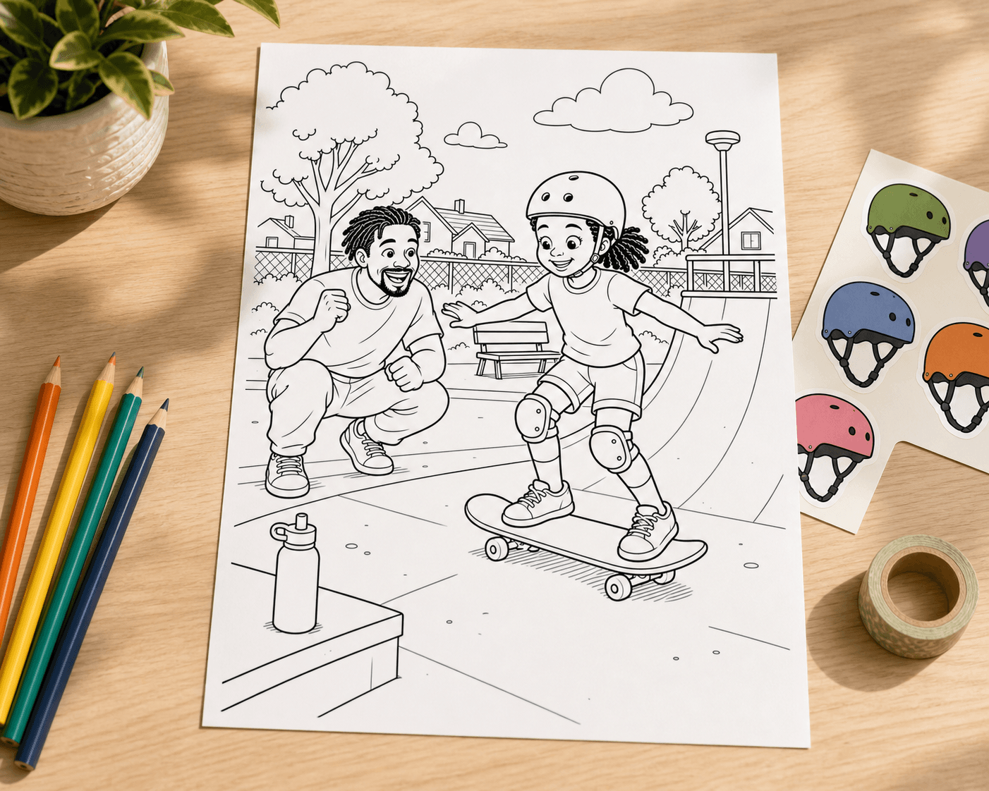 Skate Park Dad Cheer Squad product photo