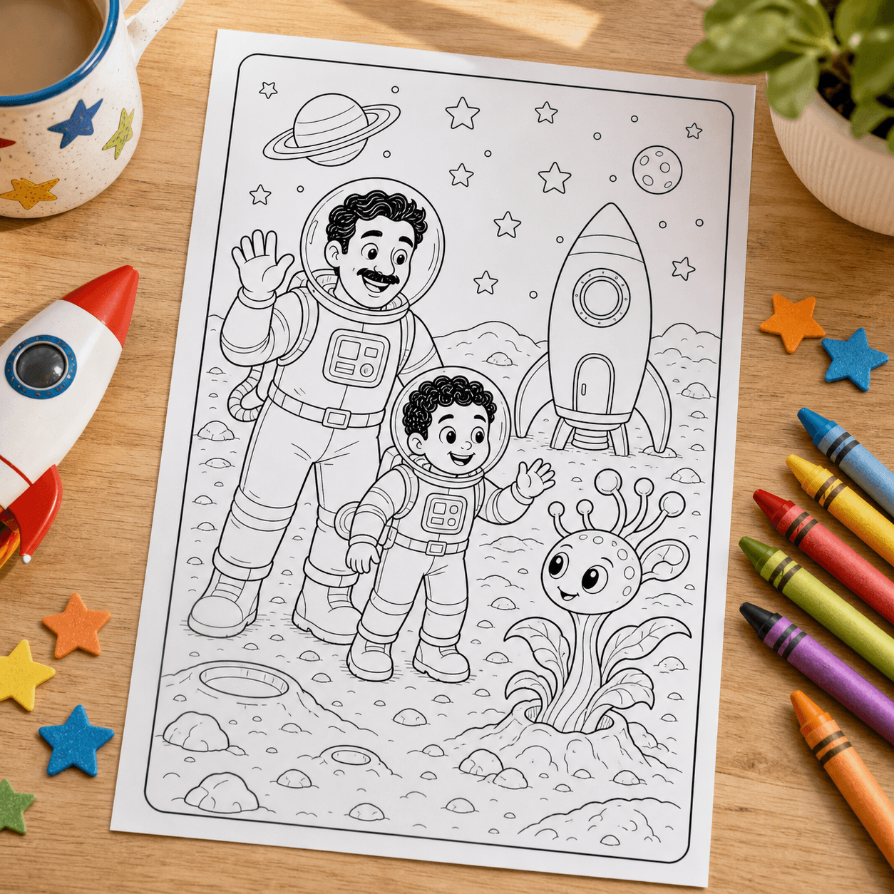 Space Explorer Dad product photo
