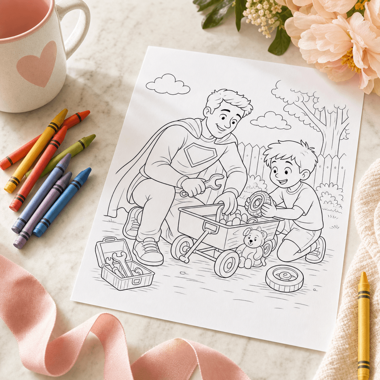 Super Dad Rescue Page product photo